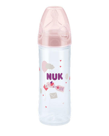 Biberon Classic Love NUK 6-18M - Rose