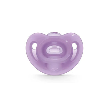NUK Sucette Sensitive 0-6 mois - Mauve