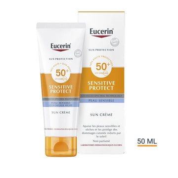 Eucerin Sun PROTECTION SPF50+ Sensitive Protect Crème Solaire 50ml