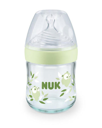 Biberon En Verre Nature Sens 120ml NUK - Vert