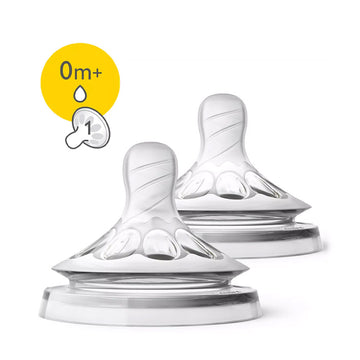 AVENT 2 Tétines Natural Nouveaux +0m scf041/27