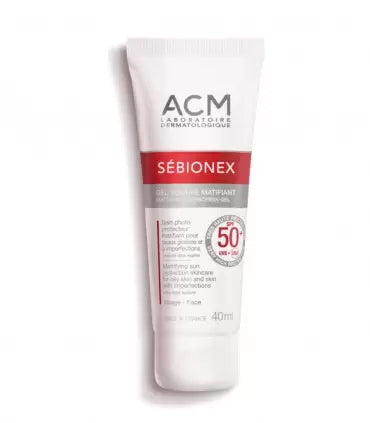 SÉBIONEX SPF 50+ GEL SOLAIRE MATIFIANT 40ML