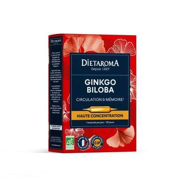 Dietaroma Ginkgo Biloba Circulation Ampoules