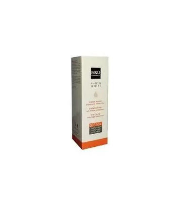 M&D PHOTOWHITE CRÈME SOLAIRE TEINTÉE CLAIRE ECLAIRICISSANTE SPF 50+ 50ML