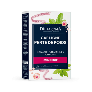 DIETAROMA CAPLIGNE KONJAC & CHROME 60 Comprimès