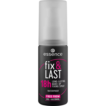 Essence fix & LAST 18h LONG-LASTING MAKE-UP FIXING SPRAY spray fixateur