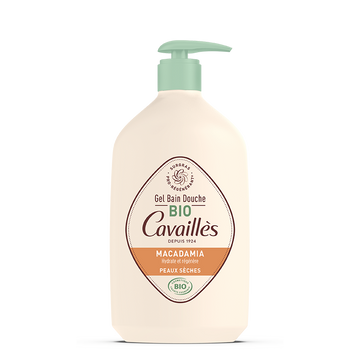 Rogé Cavaillès Gel Bain Douche certifié Bio Huile de Macadamia 1l