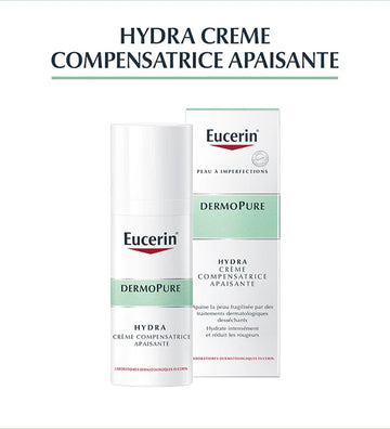 Eucerin – hydra crème compensatrice apaisante dermopure – 50 ml