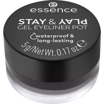 Essence STAY & PLAY GEL EYELINER POT EYELINER GEL