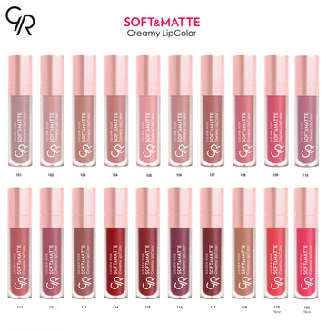 GOLDEN ROSE-ROUGE A LEVRES CREME SOFT & MATTE