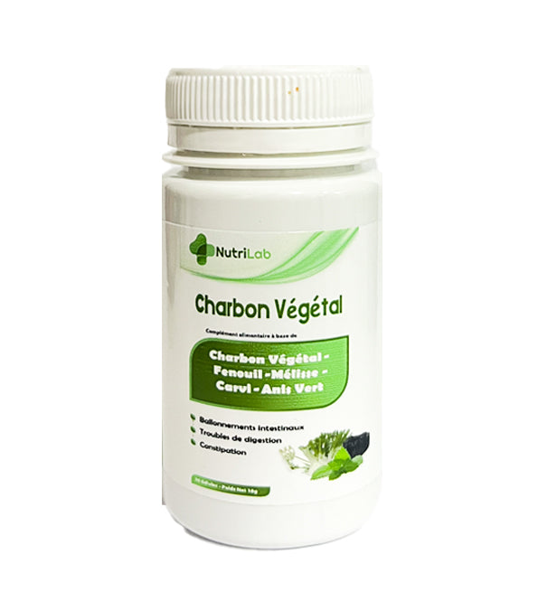 NUTRILAB CHARBON VEGETAL 30 GELULES