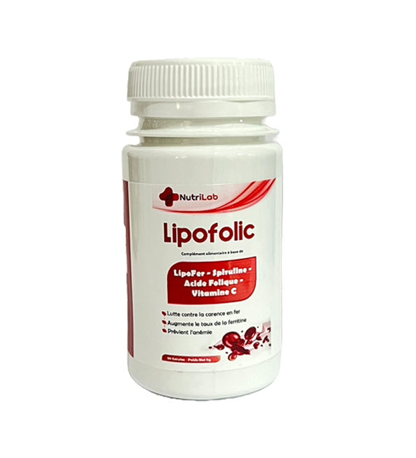 Nutrilab lipofolic 30 gélules