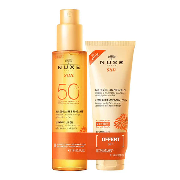 NUXE SUN PACK SPRAY SOLAIRE DELICIEUX 150ML + LAIT FRAICHEUR APRES-SOLEIL 100ML