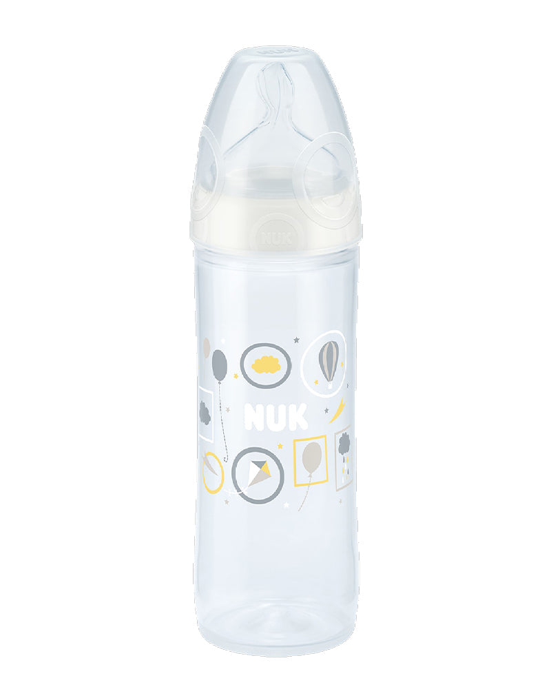 Biberon Classic Love NUK 6-18M - Beige