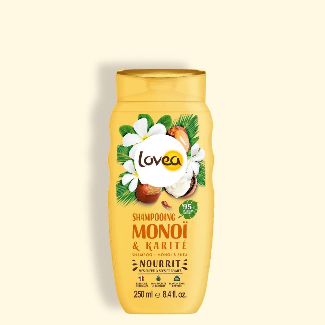 LOVEA Shampoing Sans Sulfate - Cheveux Secs et Abimés