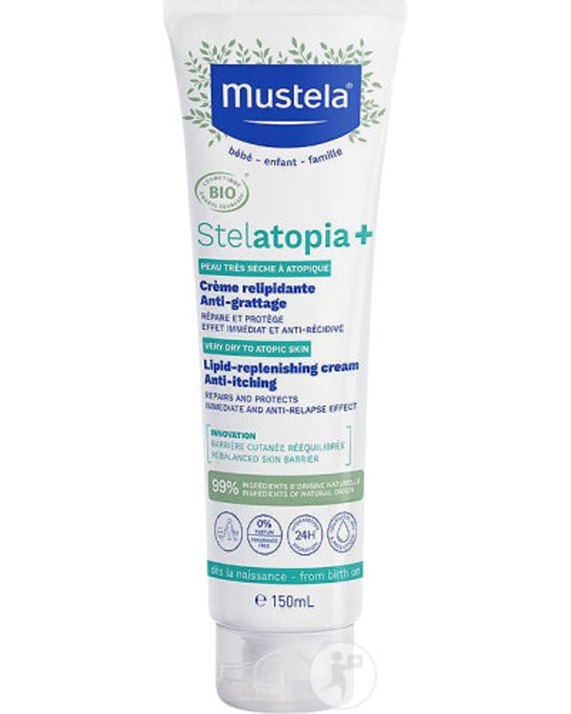 Mustela  Stelatopia+ Crème Relipidante Anti-Grattage Bio - 150ml