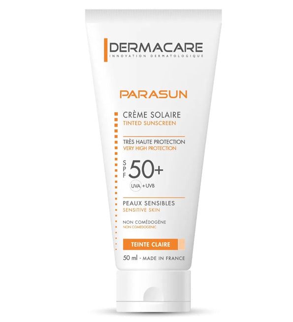 Dermacare – Parasun Crème solaire Teinte Claire Très haute protection SPF50+ – 50 ml