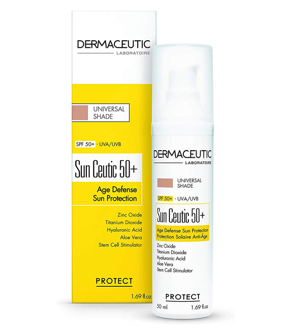 Dermaceutic – Sun Ceutic teinte 50+Protection Solaire Anti-âge – 50 ml