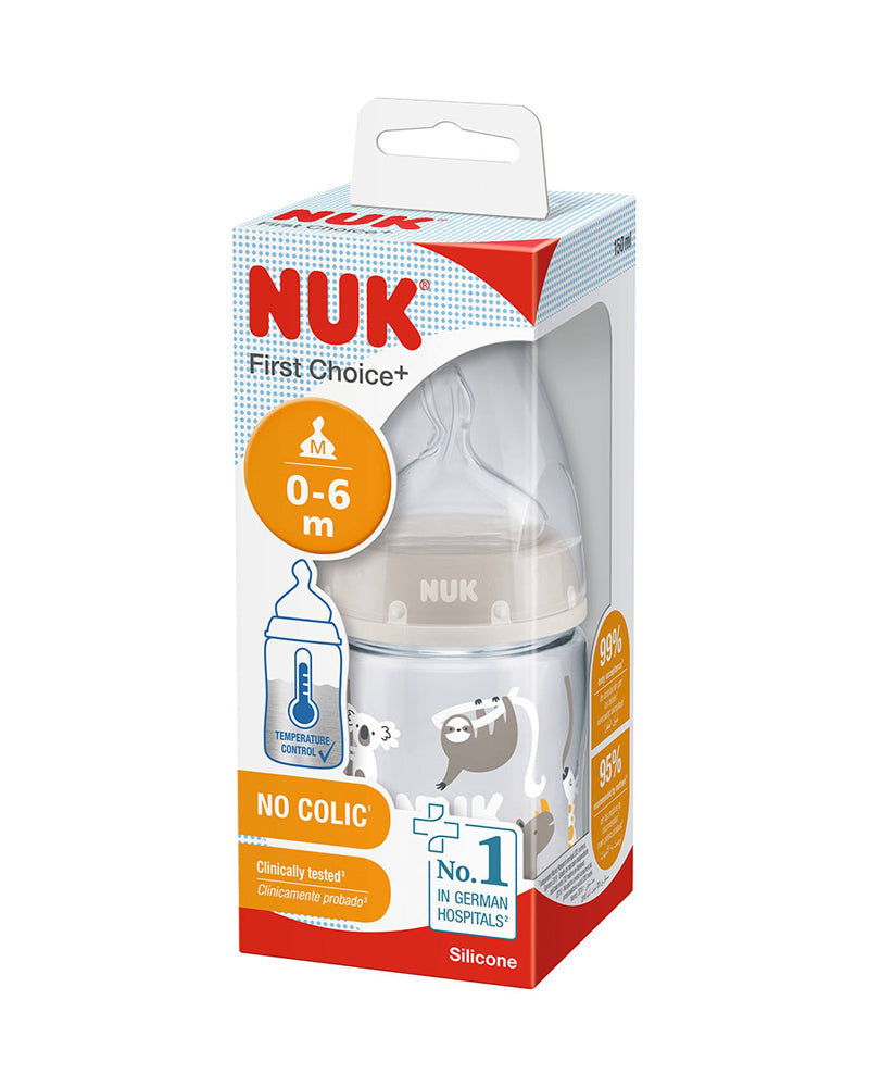 NUK Biberon First Choice+ 0-6m 150ml - Les Animaux