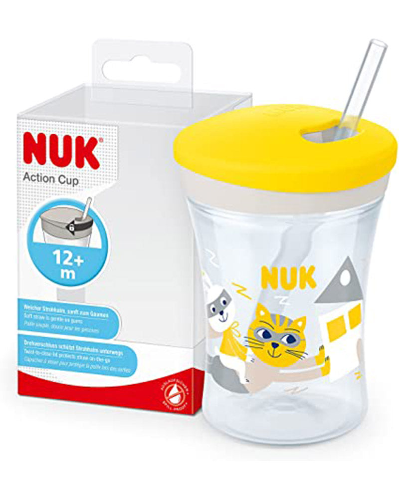 Evolution Action Cup 230ml NUK 12M+ - Jaune