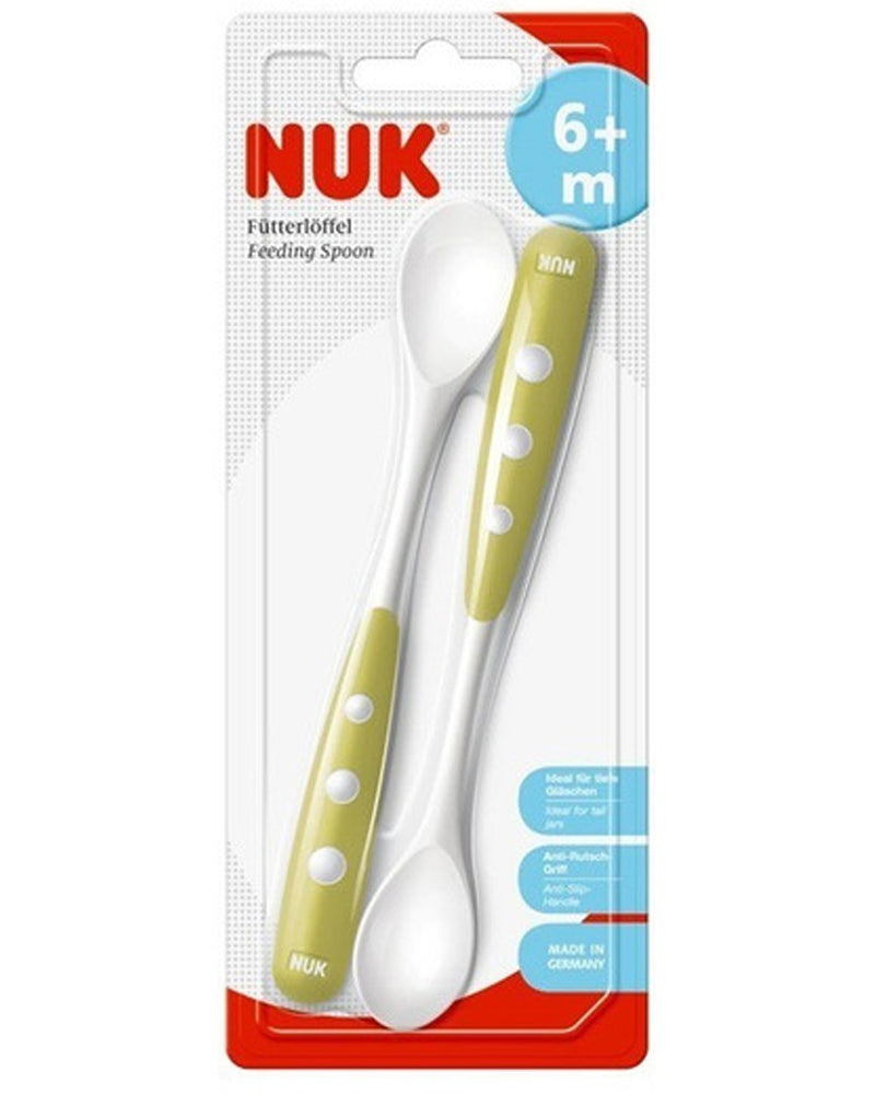 Ensemble de 2 Cuillères Longues NUK - Jaune