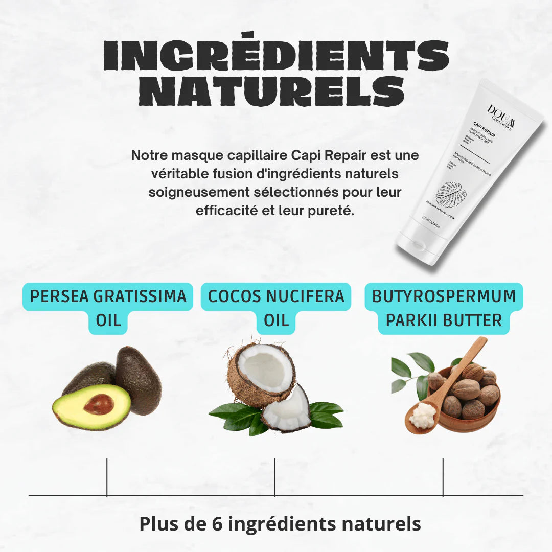 Douaa Cosmetics capi repair  masque capillaire nutri fortifiant 200 ml