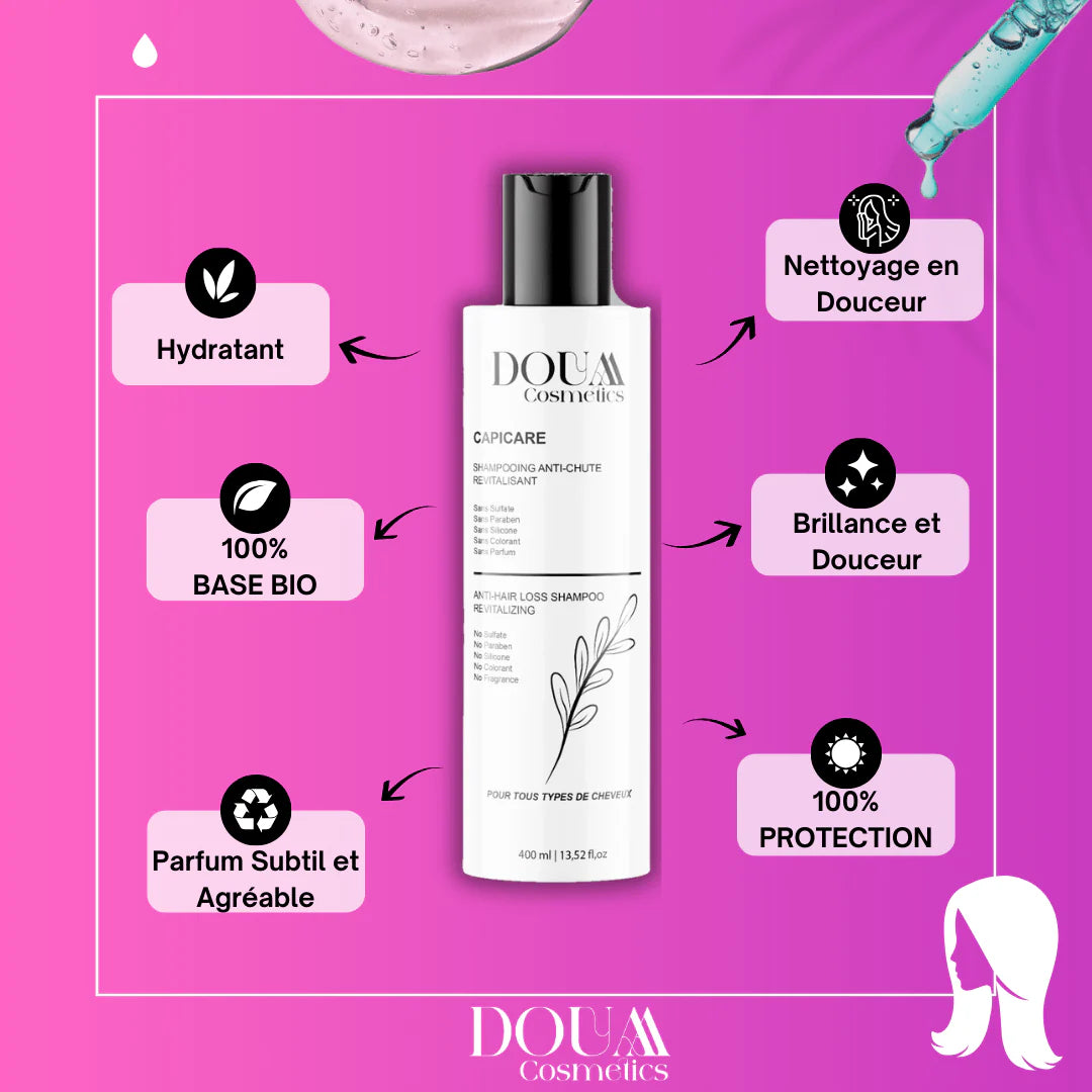 Douaa Cosmetics capicare  shampooing grand format 400 ml