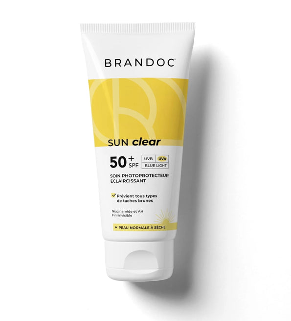 Brandoc SUN Clear 50+ Peau Normale à Sèche