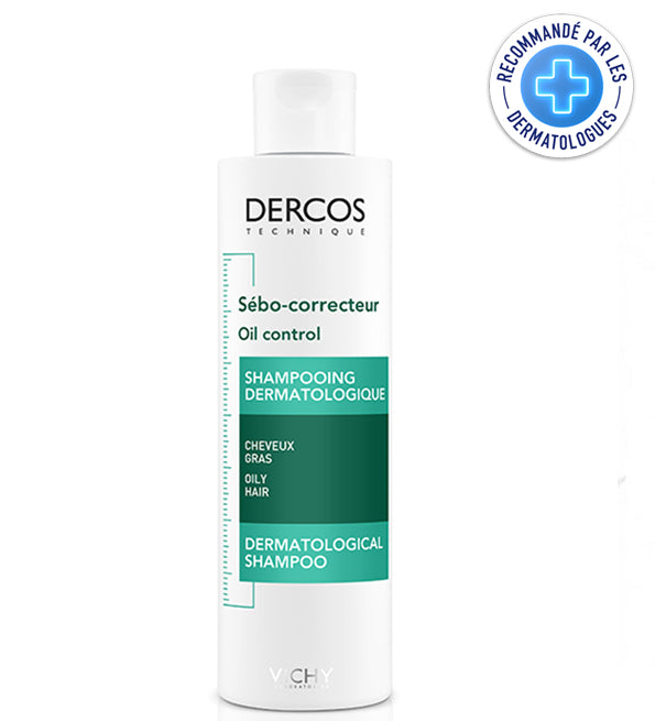 Vichy Dercos Shampooing traitant Sebo-Correcteur – 200 ml