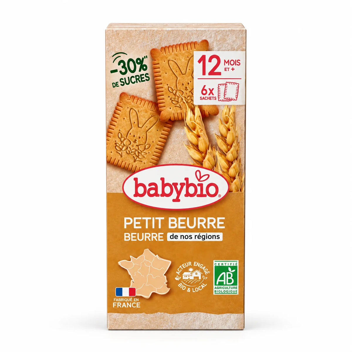 Babybio Petit Beurre Bio 120 g — Dès 12 mois
