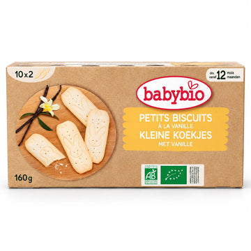 Babybio Petits Biscuits à la Vanille Bio 160 g — Dès 12 mois
