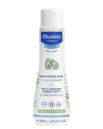 Mustela Bain Mousse Eveil à l'avocat BIO - 200ml