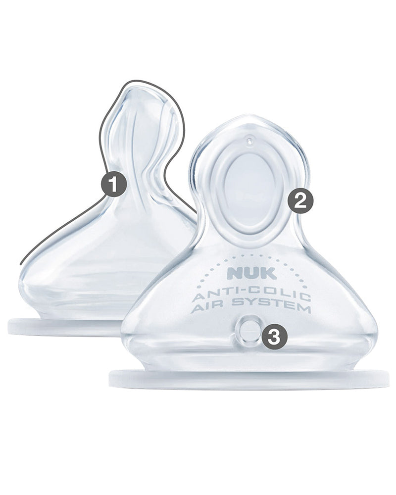 Biberon Classic Love NUK 6-18M - Bleu