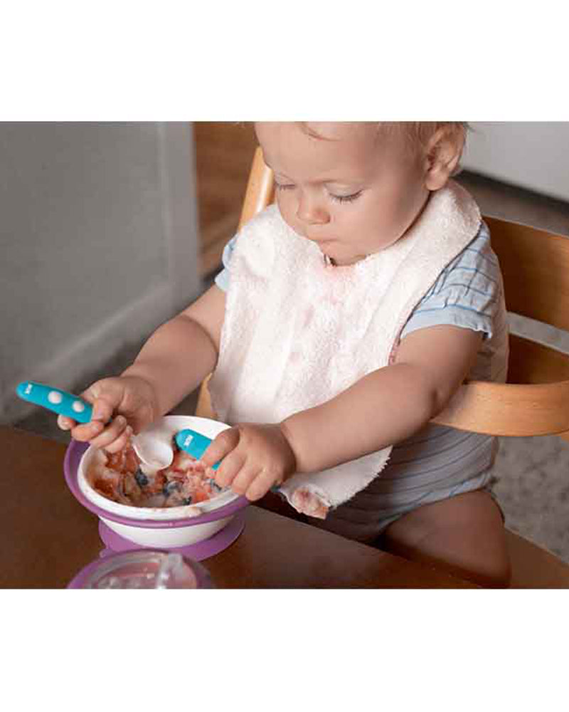 Bol d'Apprentissage avec couvercle NUK - Violet