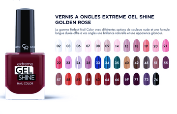 Golden Rose vernis a ongles extreme gel shine