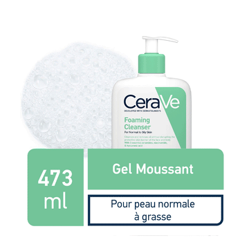 Cerave Gel Moussant PNG 473ml+Gel Creme Oil Control Mini Pack