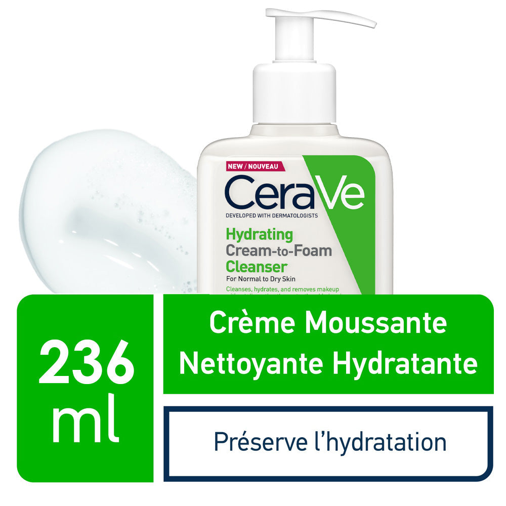 Cerave Crème Moussante Nettoyante Hydratante
