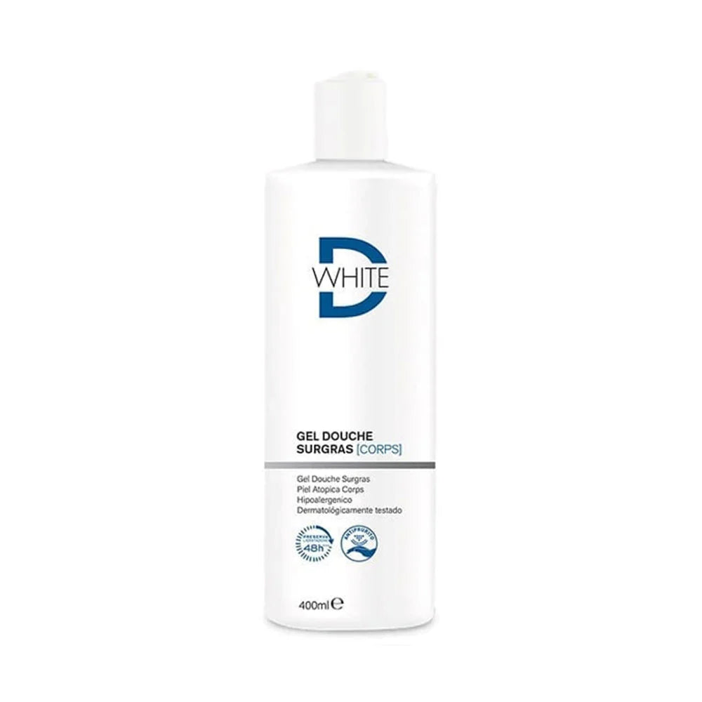 D-White Gel Douche Surgras Visage Et Corps 400ml