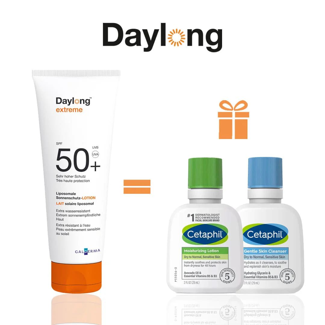 Daylong 50+ Extreme 100ml+Cetaphil Lotion & Cleanser Mini pack