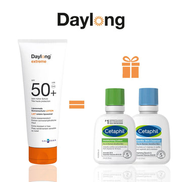 Daylong 50+ Extreme 100ml+Cetaphil Lotion & Cleanser Mini pack