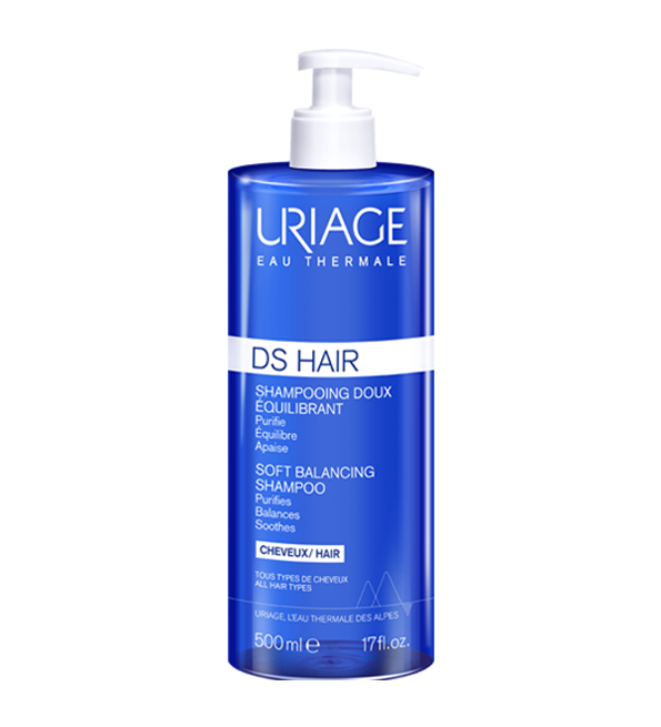 Uriage – DS Hair – Shampooing Doux Équilibrant – 500ml