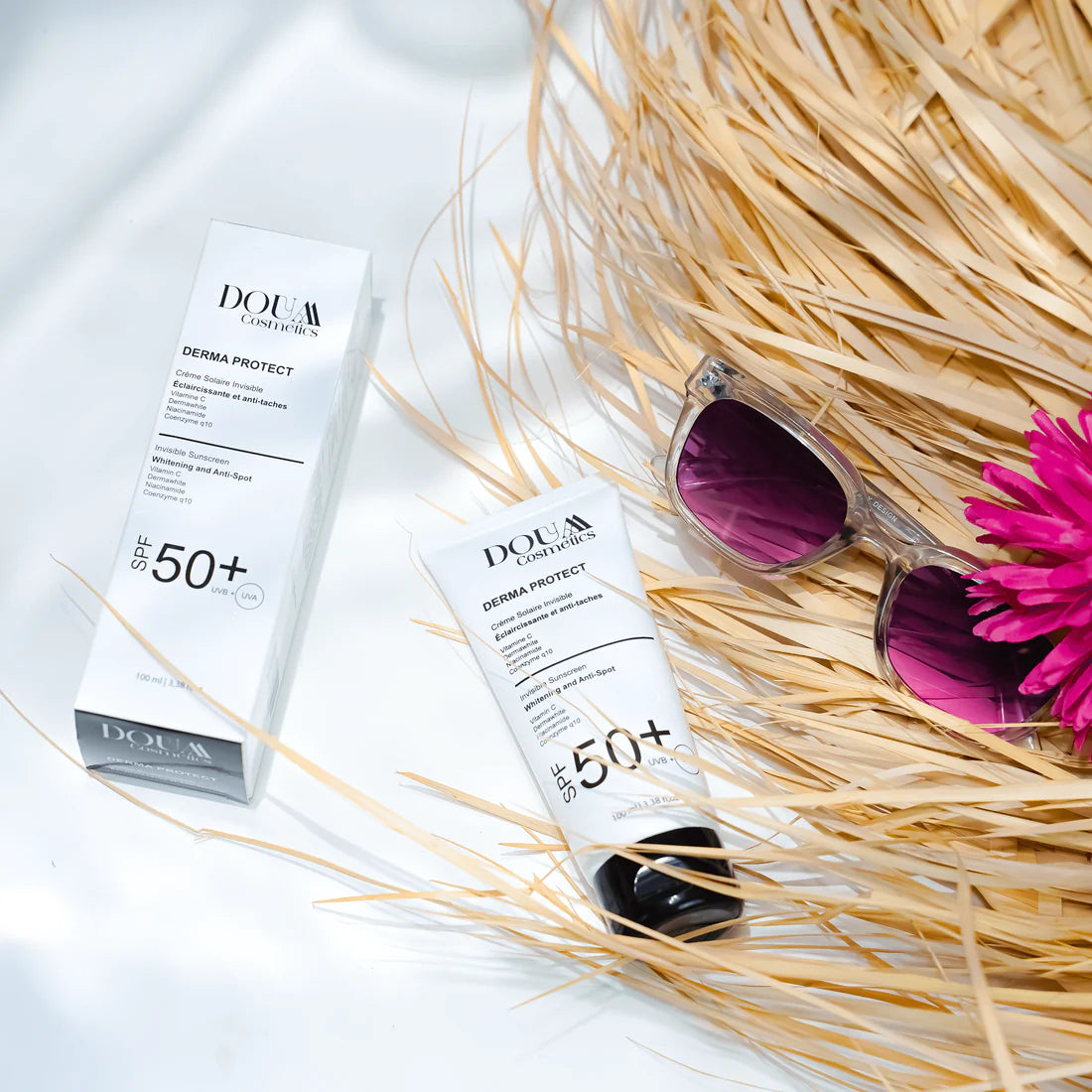 Douaa Cosmetics  derma protect  protection solaire invisible 100 ml