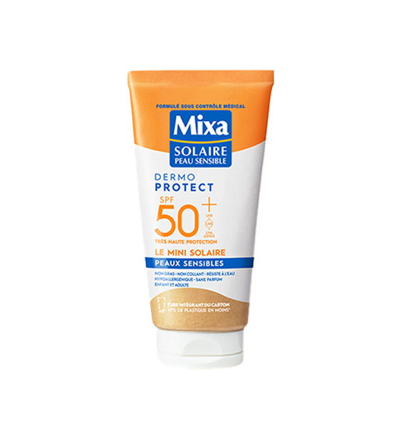 Mixa Peaux Sensibles SPF 50+ 50ml = Tote bag + cica lèvres OFFERT