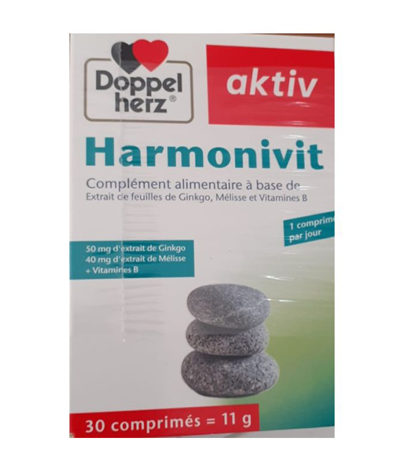 Doppel herz Aktiv harmonivit anti-stress 30 comprimés