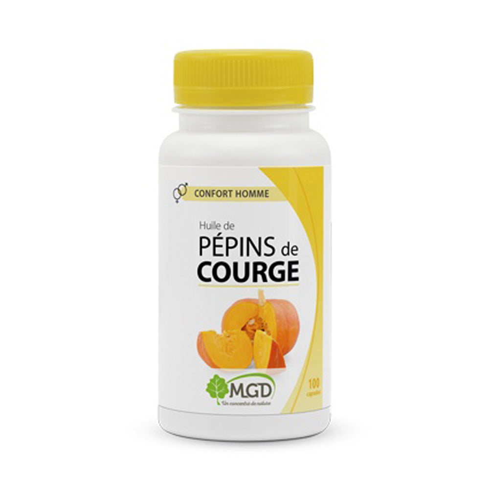 Mgd Nature Huile de Pépins De Courge 100 Capsules