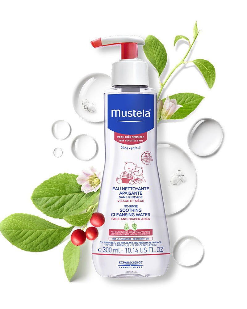 Mustela Eau Nettoyante Apaisante sans Rinçage - 300ml
