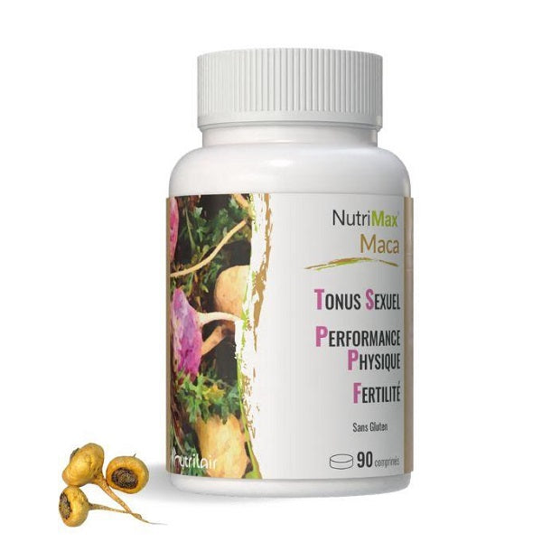 NutriMax Maca – Sans Gluten -90 comprimés