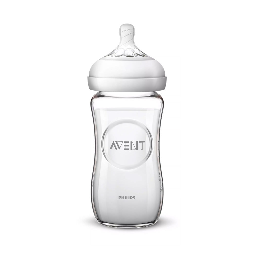 AVENT Biberon En Verre Natural 240ml +0m scf053/17