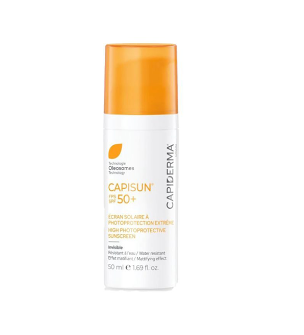 Capiderma – Capisun Crème solaire invisible SPF50+ – 50 ml