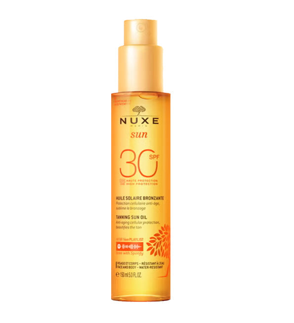 Nuxe Sun huile solaire bronzante spf30 150ml